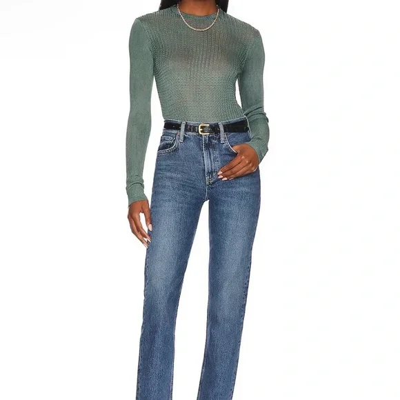 Free People H20 Crew Pullover In Jaded S Small New NWT - Picture 4 of 5